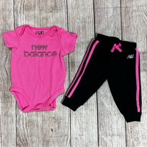 New Balance baby girl outfit size 3-6 months